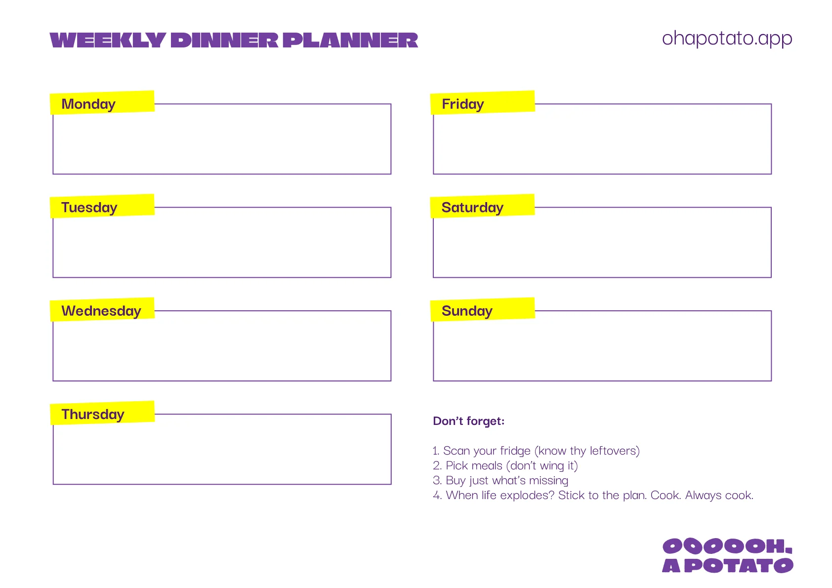 Purple Template